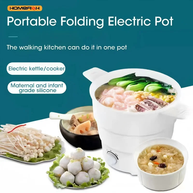 Foldable Electric Hot Pot 1.2L