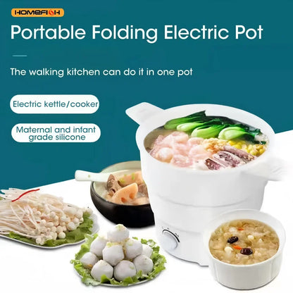 Foldable Electric Hot Pot 1.2L